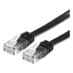 Cavo di rete 6A UTP Flat Black 1m RO21 99 0821 - immagine 1