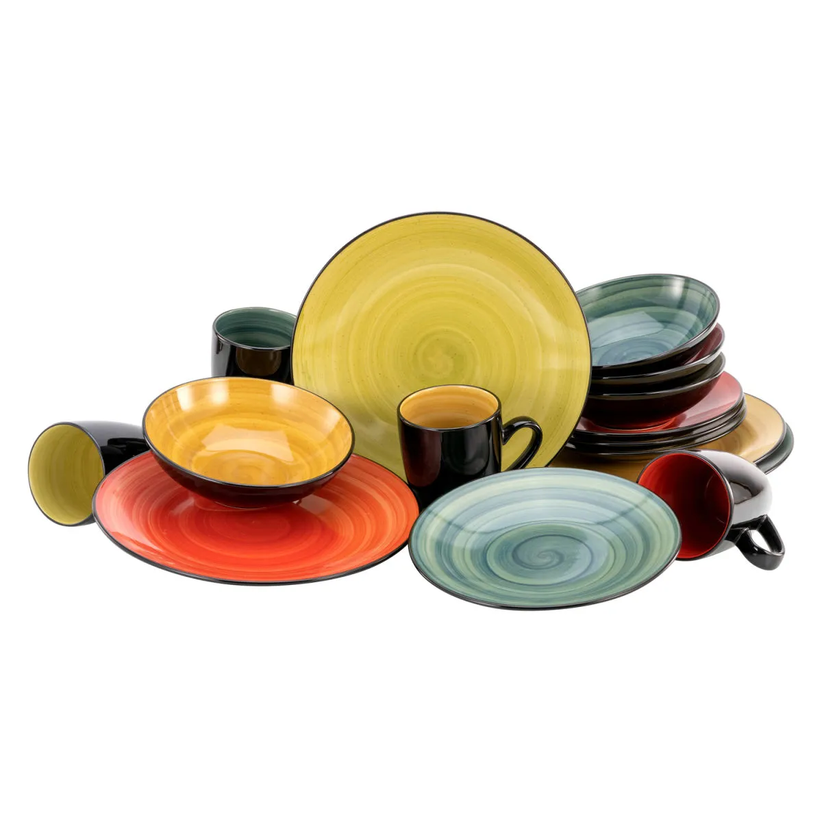 CreaTable Samoa - Servizio combinato da 16 pezzi; multicolore - immagine 1