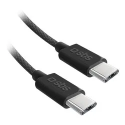 Cavo USB C 60W Black 1,5m TECABLETISSUETCCK - immagine 1