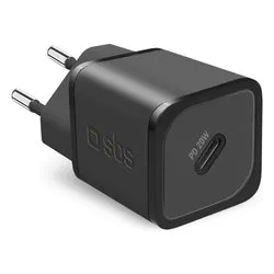 Caricabatterie USB Type-C NANOTUBE 20W Power Delivery Black TETRGAN1C20K - immagine 1