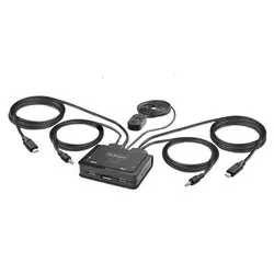 Kvm switch USB C 4K Black C2 D46 UC2 CBL KVM - immagine 1