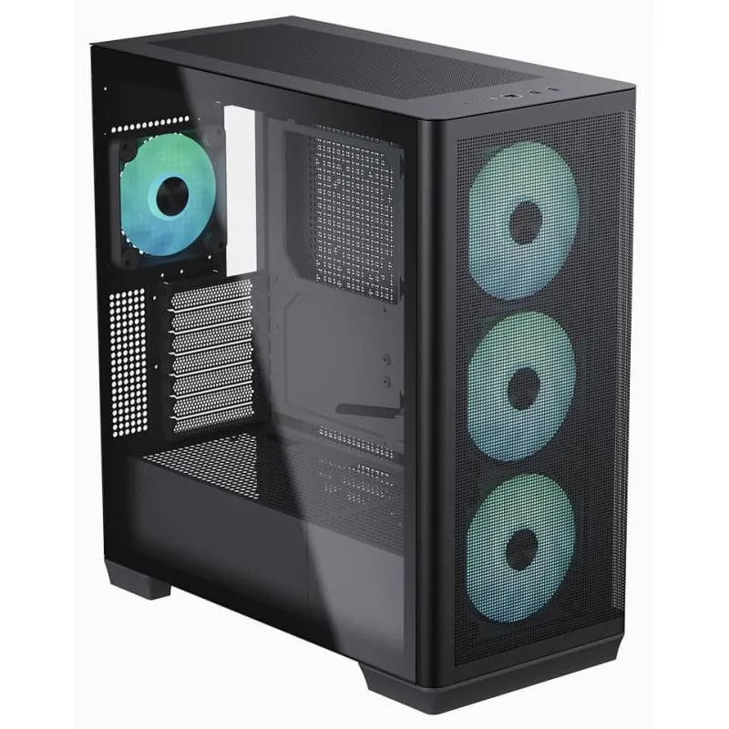 APNX C1-BK-V1 computer case Midi Tower Nero - immagine 1