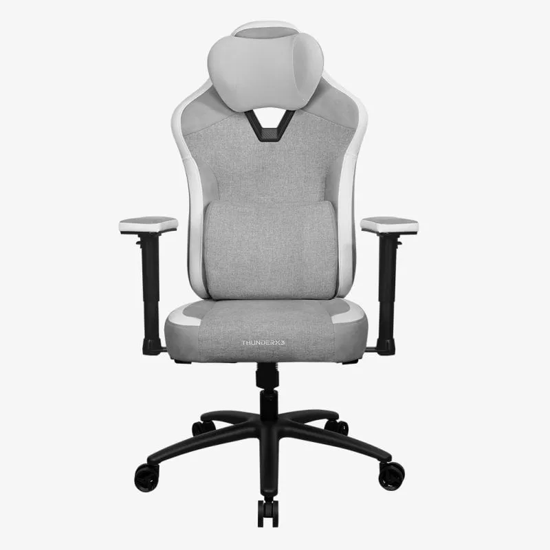 Sedia da gaming universale ThunderX3 EAZE Loft, sedile imbottito grigio - immagine 1