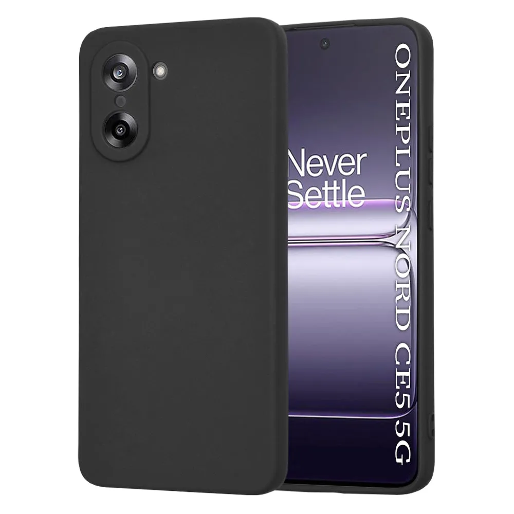 Custodia per OnePlus Nord CE5, Techsuit, SoftFlex, Nera - immagine 1