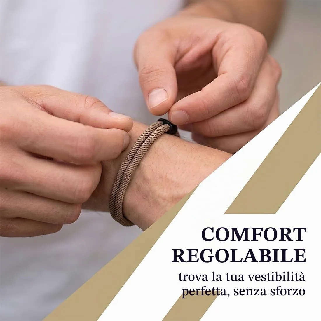 XUZOPIM 3 Pezzi Braccialetto Da Uomo In Corda Di Vela, Braccialetto Surfer Fatto A Mano, Regolabile In Paracord Per Uomini E Donne, Intrecciato Resistente All'Acqua - immagine 3