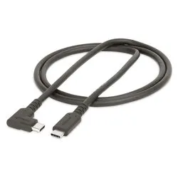 Cavo USB C 100W Angolato Black 1m RUSB31CC1MBR - immagine 1