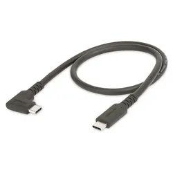 Cavo USB C 3.2 Gen 2 100W Angolato Black 0,5m RUSB31CC50CMBR - immagine 1