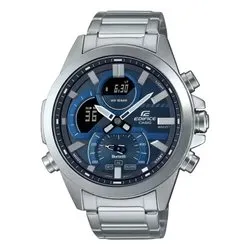 Orologio EDIFICE Bluetooth Silver e Blue ECB 30D 2AEF - immagine 1