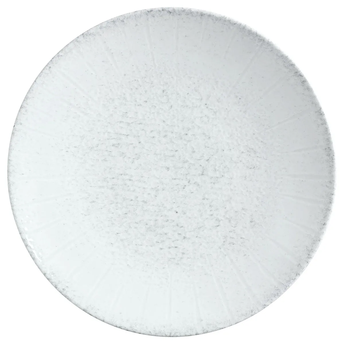6x VEGA Piatto Caju piano, senza bordo; 25 cm (Ø); bianco/grigio; rotonda; 6 pz. / Pacco - immagine 1