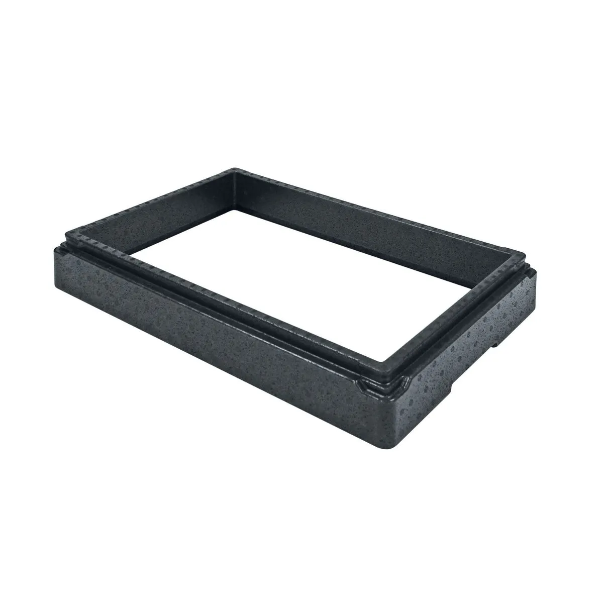 Schneider Telaio EPP per contenitori gastronorm 1/1 e TOP-Box Ice; 60x40x9.15 cm (LxLxH); nero - immagine 1