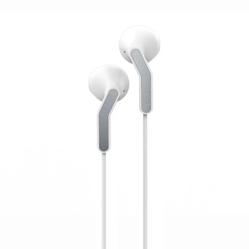 Cuffie stereo Muvit For Change E56 da 3,5 mm bianche - immagine 1