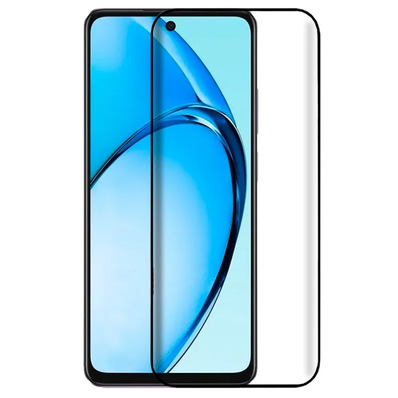 Pellicola protettiva per schermo in vetro temperato 3D Full Cool Nero Oppo A60 / A60 5G / A80 5G / A40 / A40m - immagine 1