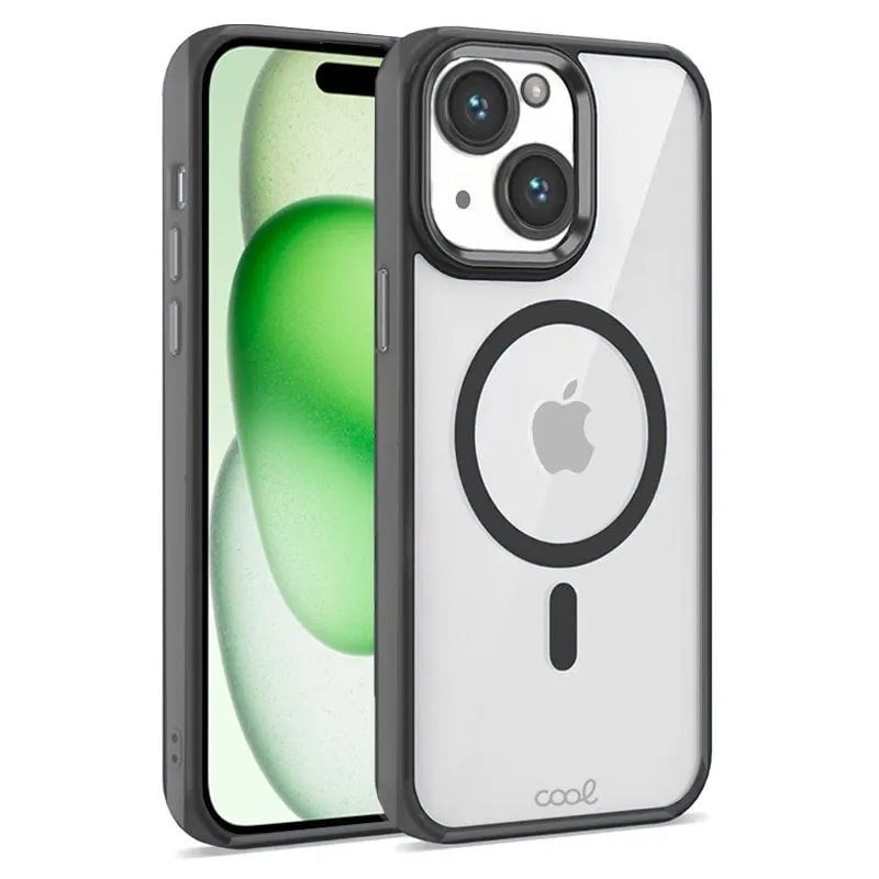 Fantastica custodia magnetica con bordo nero per iPhone 15 Plus - immagine 1