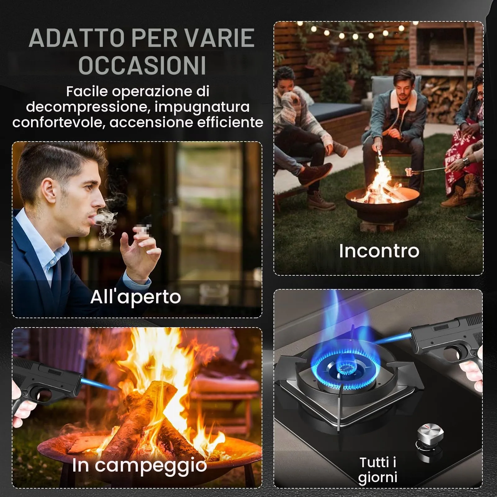 Portasigarette 2 in 1 con accendino - immagine 6