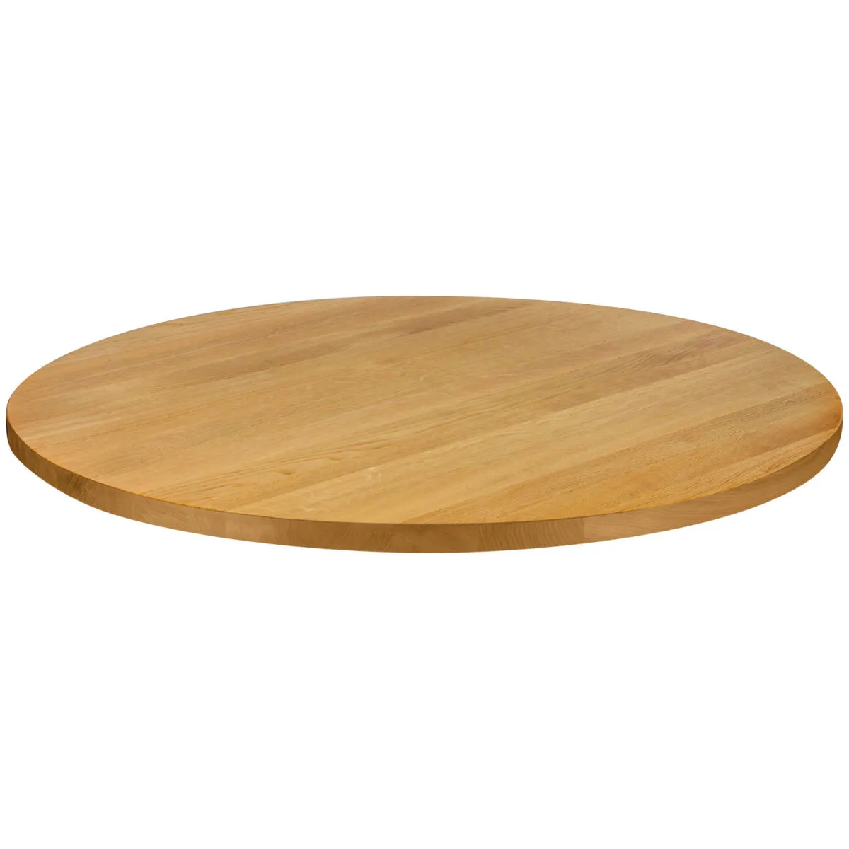 VEGA Piano per tavolo Kentucky laccato rotondo; 100x3 cm (ØxH); quercia/naturale; rotonda - immagine 1