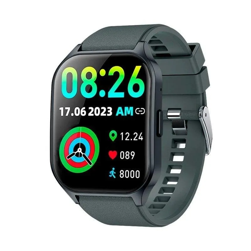 Cool Smartwatch Curved Bluetooth 49mm AMOLED Grigio Scuro Resistenza Acqua IP67 SpO2 - immagine 1