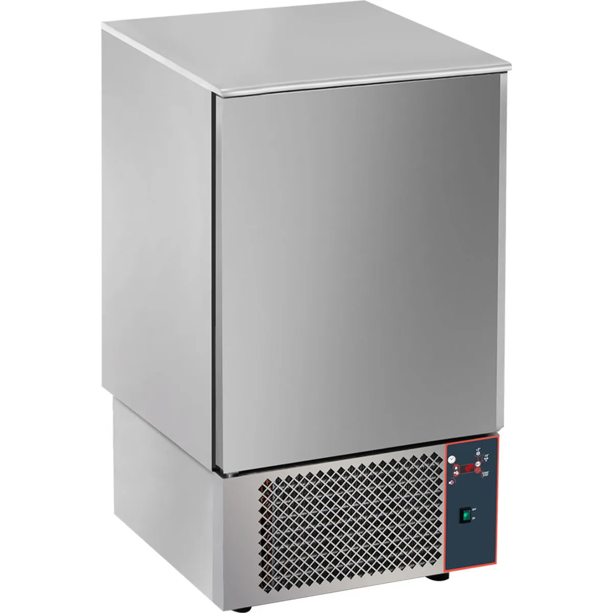 Stalgast Abbattitore di temperatura professionale, per 10 x gastronorm 1/1, dimensioni 750 x 740 x 1240 mm (LxPxA); 75x126x75 cm (LxHxP); argento - immagine 1