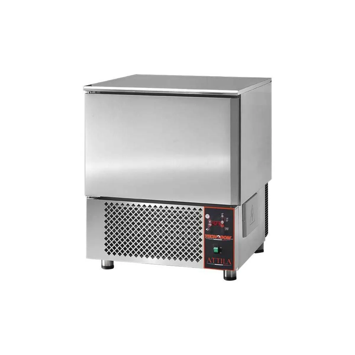 Stalgast Abbattitore di temperatura professionale, per 5 x gastronorm 1/1, dimensioni 750 x 740 x 850 mm (LxPxA); 75x89x75 cm (LxHxP); argento - immagine 1