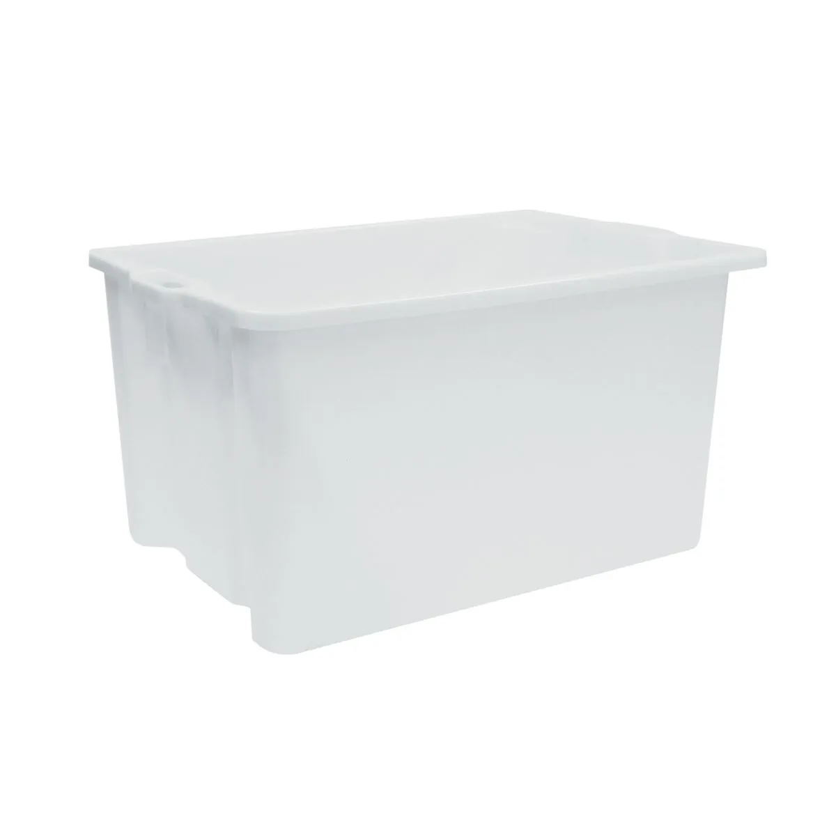 Schneider Contenitori impilabili; 65000 ml, 64x44x33 cm (LxLxH); bianco - immagine 1