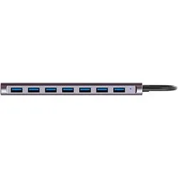 Hub USB 3.0 Gray 7 porte XHUB 07A3 - immagine 1