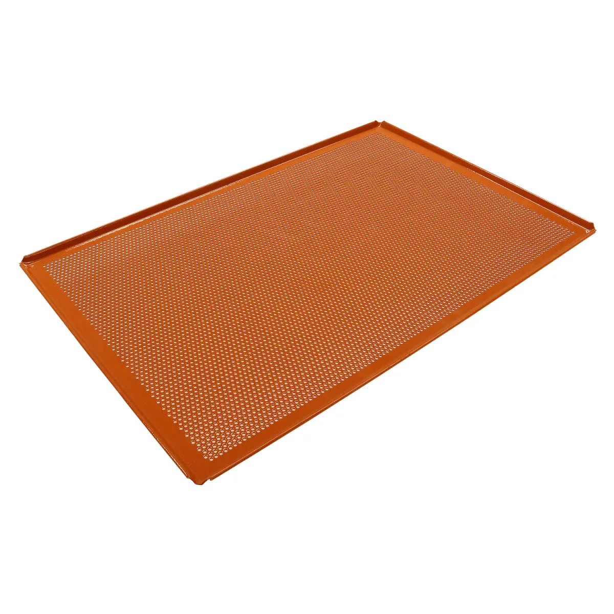 Schneider Teglia forata in alluminio; 60x40x1 cm (LxLxH); rosso; rettangolare - immagine 1