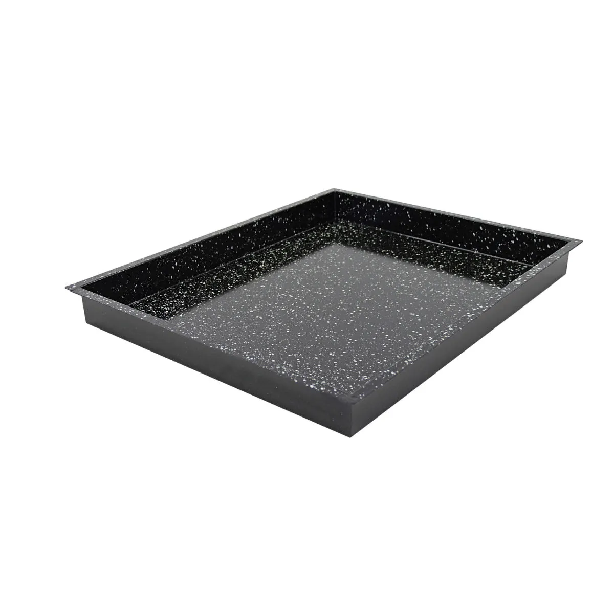 Schneider Teglia da forno gastronorm 2/1; GN 2/1, 65x53x7 cm (LxLxH); nero; rettangolare - immagine 1