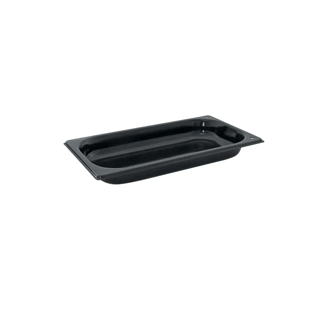 Schneider Teglia da forno gastronorm 1/2; GN 1/3, 32.5x17.6x4 cm (LxLxH); nero; rettangolare - immagine 1