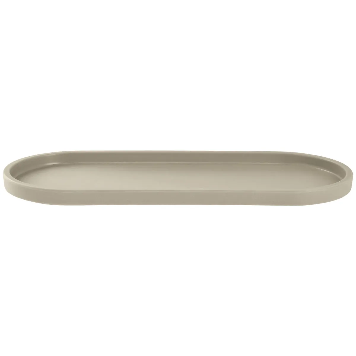 6x VEGA Piatto Kanas ovale; 32.4x13.3x1.8 cm (LxLxH); beige; ovale; 6 pz. / Pacco - immagine 1