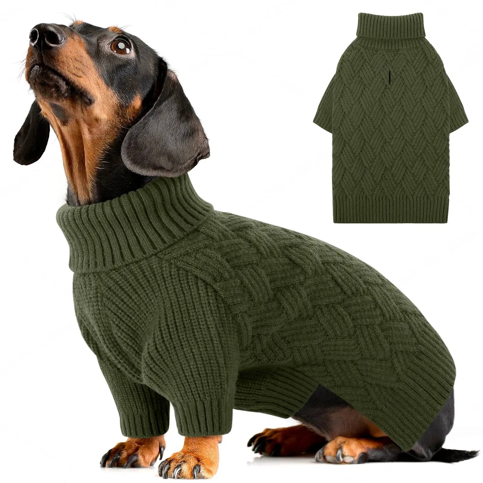 AOFITEE Maglione per cani di piccola taglia, invernale, caldo - immagine 1