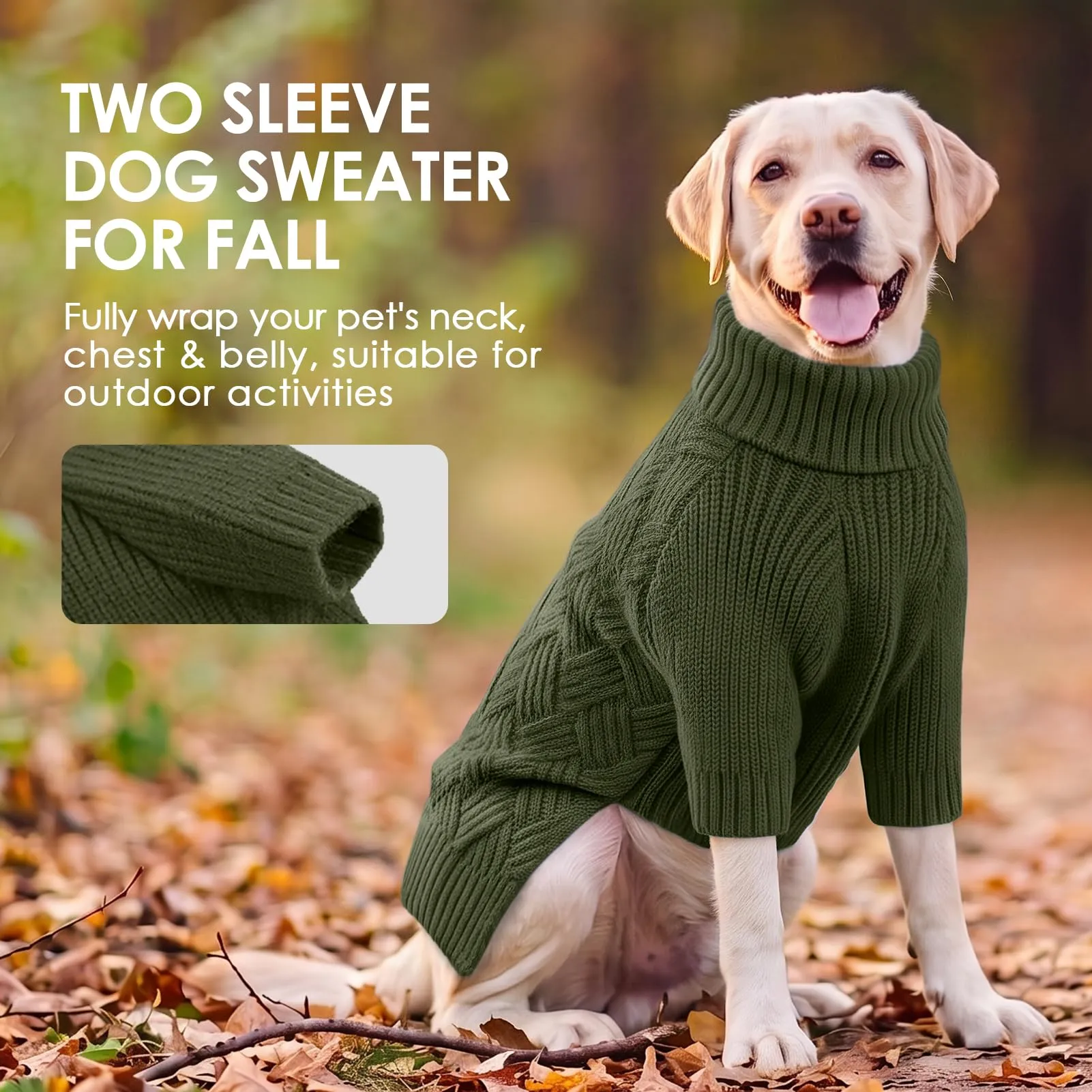 AOFITEE Maglione per cani di piccola taglia, invernale, caldo - immagine 2