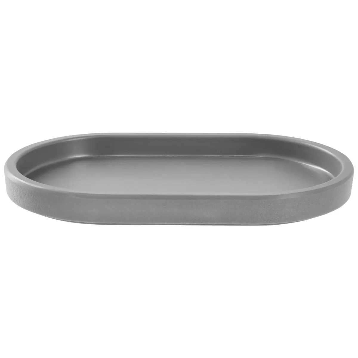 6x VEGA Piatto Kanas ovale; 17.5x10.8x1.8 cm (LxLxH); grigio; ovale; 6 pz. / Pacco - immagine 1