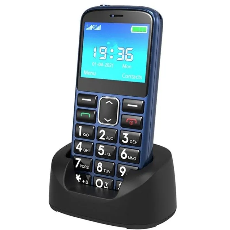 Lipa F70 4G 2.31" Tasti Grandi Base di Ricarica Nero - immagine 1