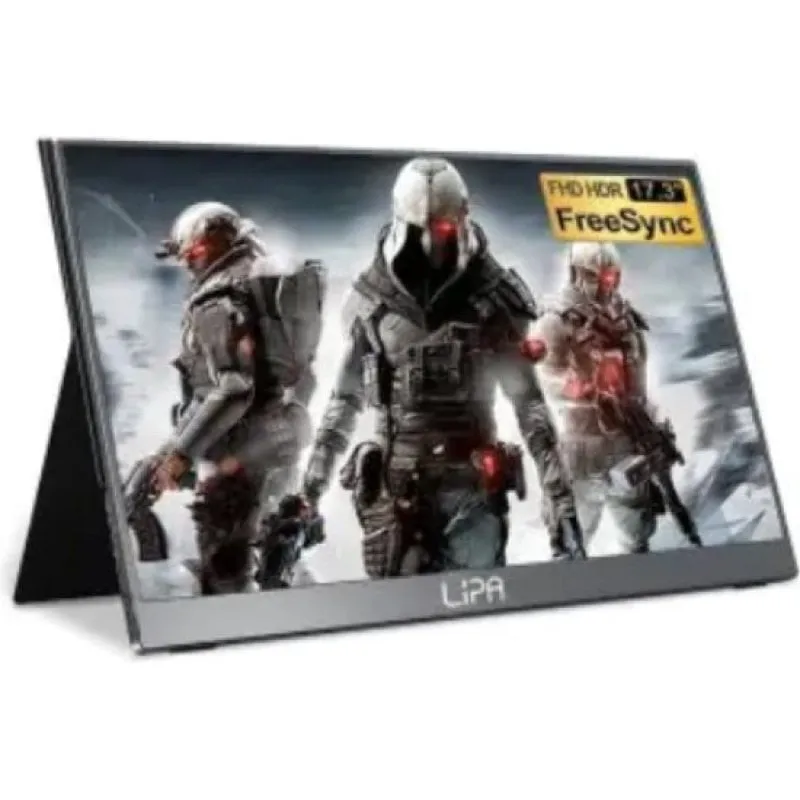 Monitor PC Lipa HDR-60 17.3" FullHD 144Hz LED Portatile 3ms USB-C HDMI - immagine 1