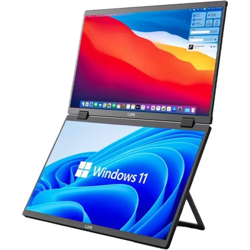 Monitor PC Lipa HDR-72 Dual 15,6" FullHD 60Hz IPS LED HDR USB-C Mini HDMI - immagine 1