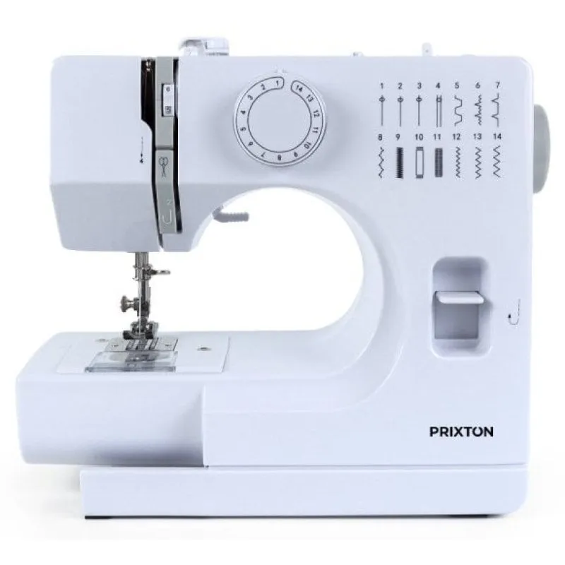 Macchina da cucire Prixton P115 14 punti 2 velocità Bianca - immagine 1