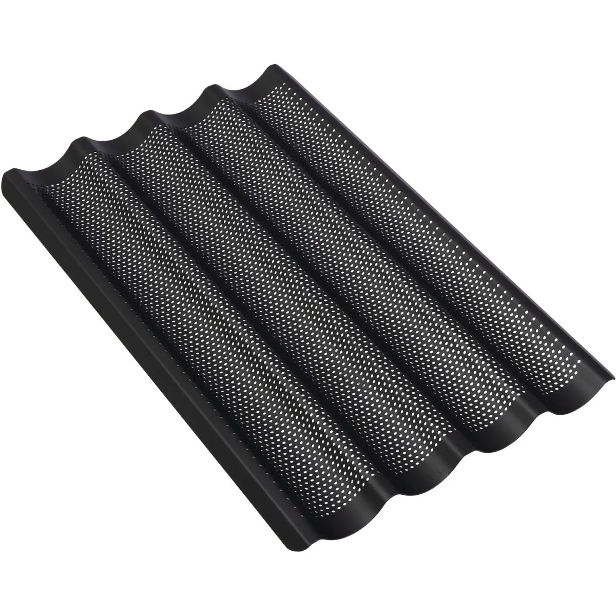 Schneider Teglie per baguette; 53x32.5x2 cm (LxLxH); nero - immagine 1