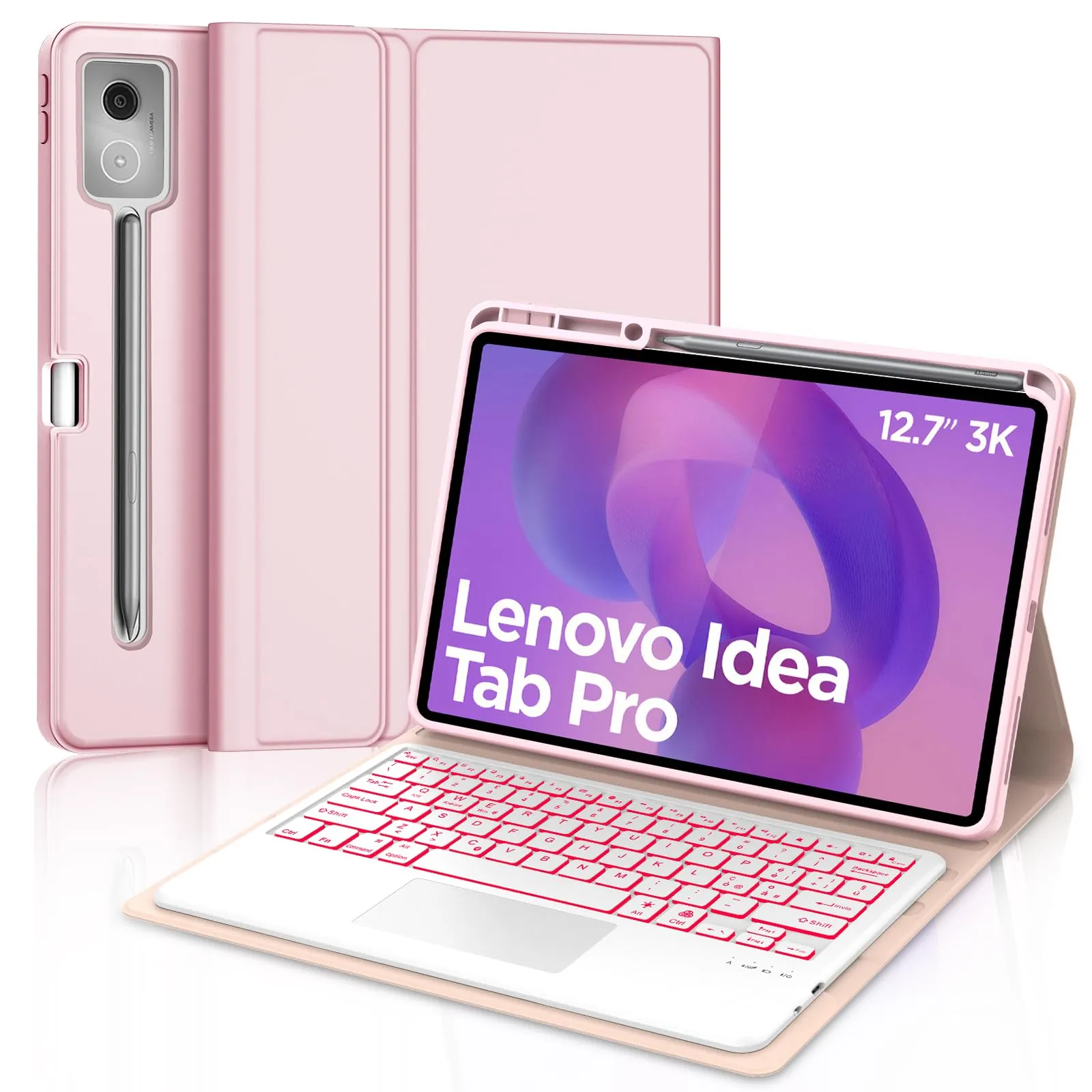 FOGARI Per Lenovo Idea Tab Pro 2025 12.7 Pollici Cover Tastiera - immagine 1