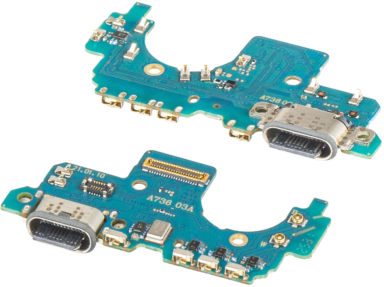 Scheda con Connettore di Ricarica - Microfono Samsung Galaxy A73 5G A736 - immagine 1