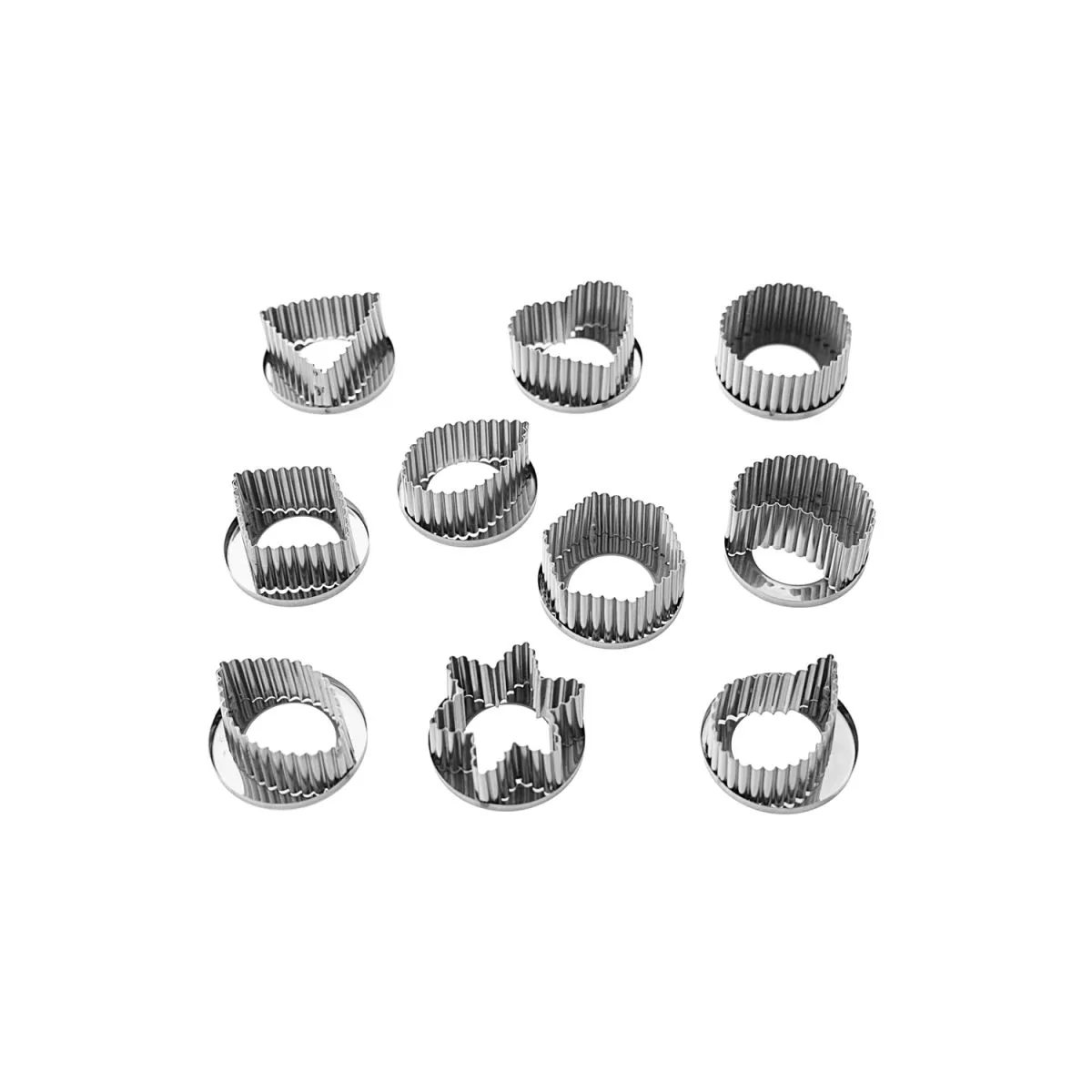 Schneider Set di formine per biscotti Natale; 5 cm (Ø); acciaio inox - immagine 1