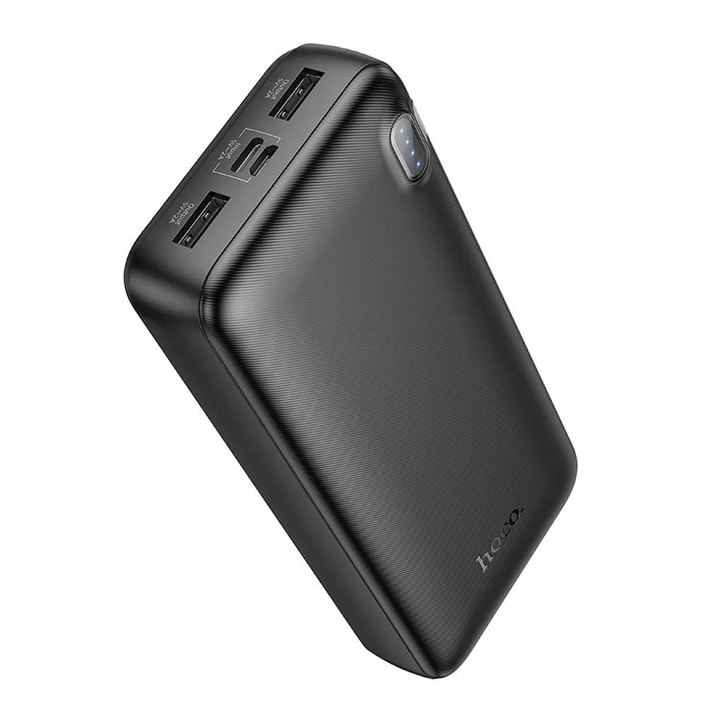 Batteria Esterna HOCO J128A, 20000mAh, 10W, 2 x USB-A, Nera - immagine 1