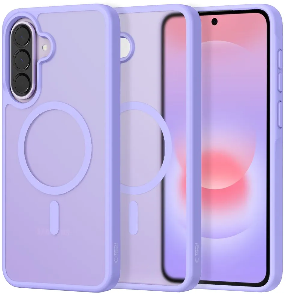Custodia MagSafe per Samsung Galaxy A37 5G / A56 A566 / A36 A366, Tech-Protect, Magmat, Viola Opaco - immagine 1