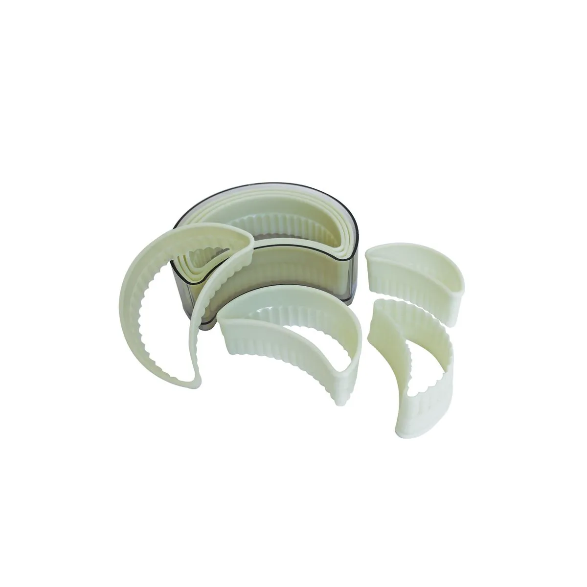 Schneider Set di formine a mezzaluna; bianco - immagine 1