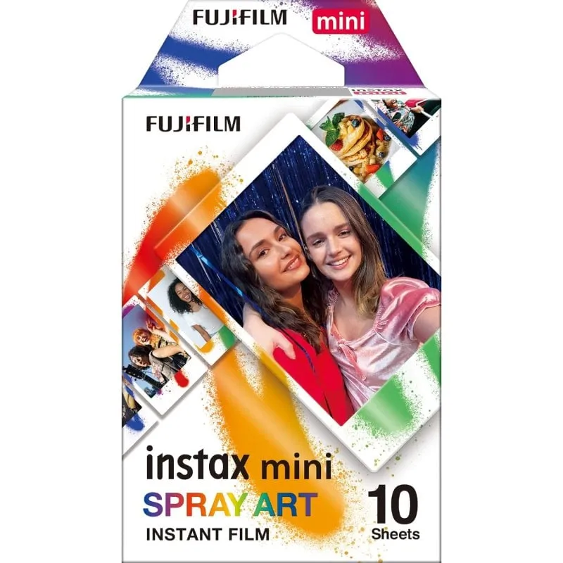Fujifilm Instax Mini Film Spray Art Pellicola fotografica istantanea 10 fogli - immagine 1