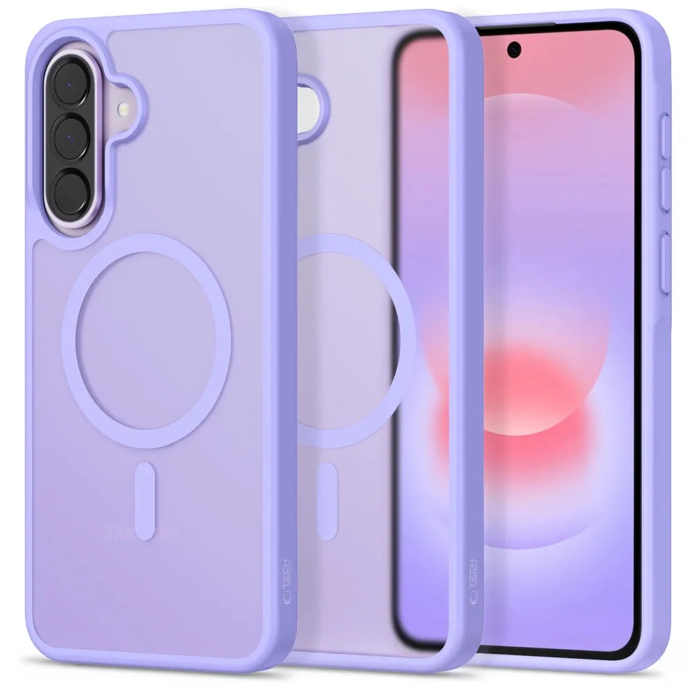 Custodia MagSafe per Samsung Galaxy A57 5G, Tech-Protect, Magmat, Viola Opaco - immagine 1