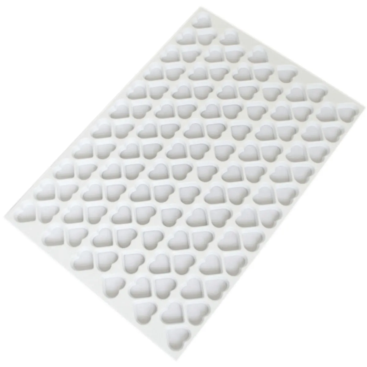 Schneider Tappetino per formine Cuore; 58x39x3.5 cm (LxLxØ); bianco - immagine 1