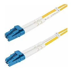 Fibra ottica Monomodale Duplex Yellow e Blue 2m SMDOS2LCLC2M - immagine 1