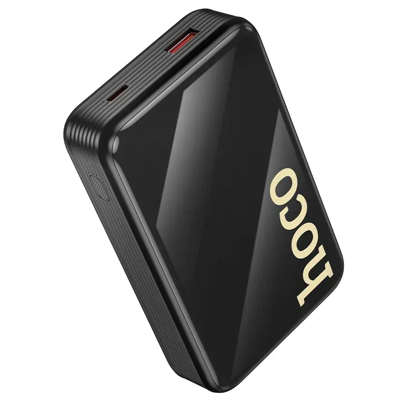 Batteria Esterna HOCO Q37A, 20000mAh, 22.5W, QC + PD, 1 x Lightning - 1 x USB-A - 2 x USB-C, Nera - immagine 1