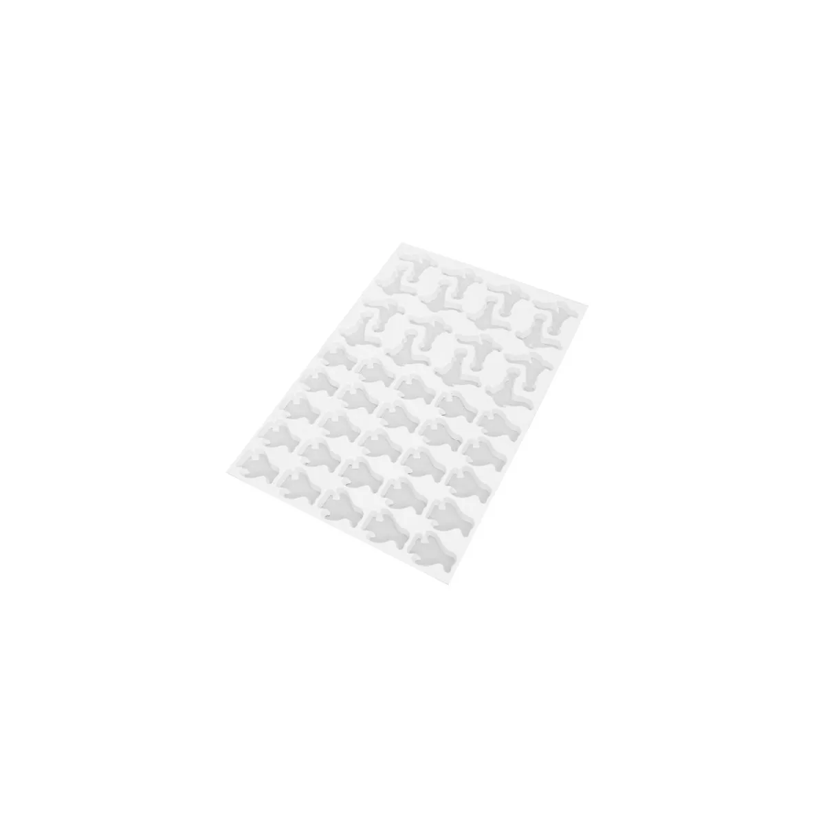 Schneider Placca pasta frolla Foca, pinguino; 58x39 cm (LxL); bianco - immagine 1