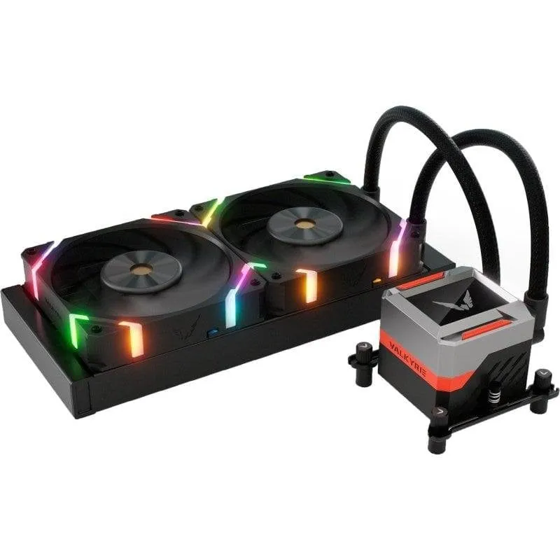 Refrigeratore Liquido Valkyrie Syn 240 ARGB 2 Ventole 240mm LCD Silenzioso - immagine 1