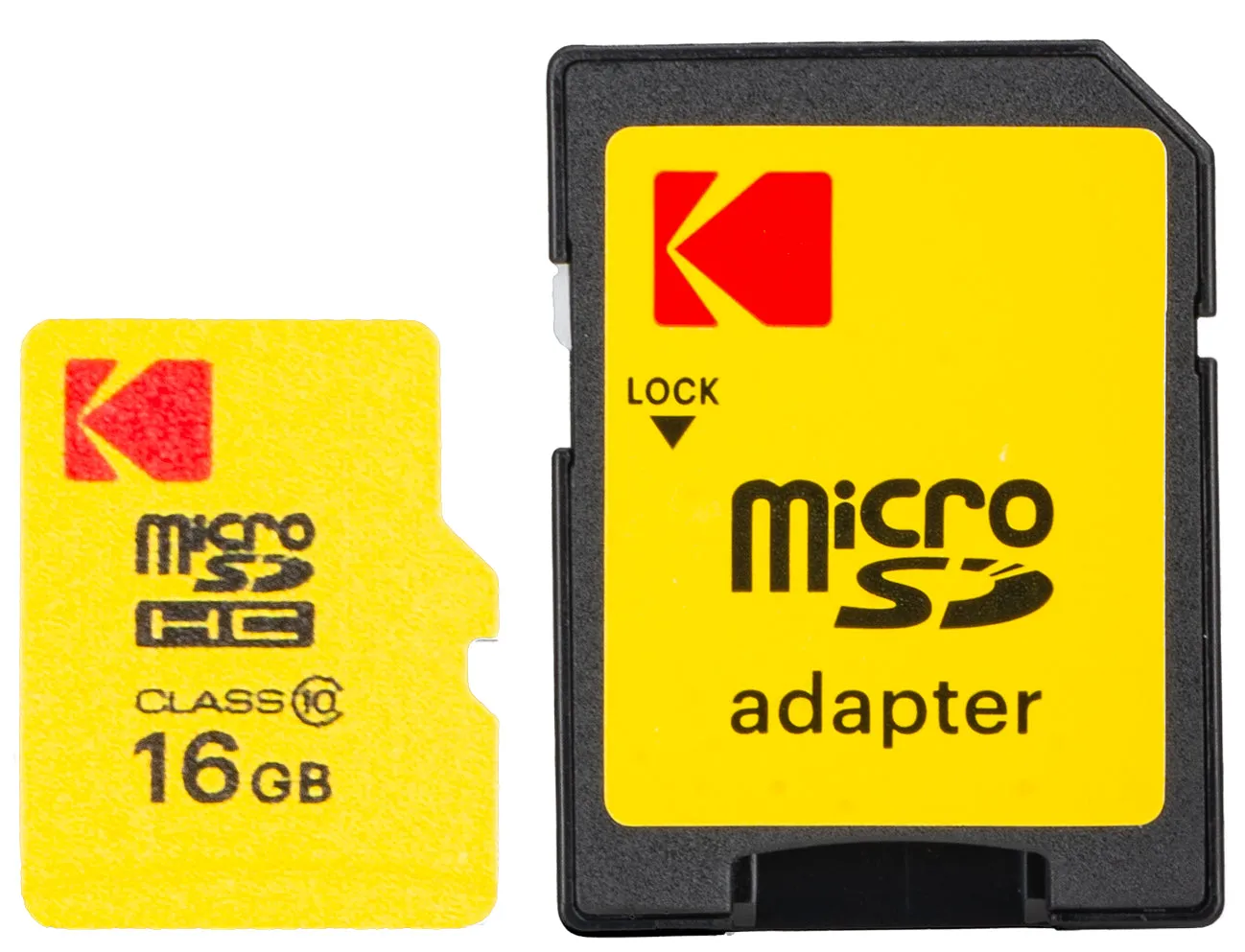 Scheda di memoria microSDHC Kodak Extra Performance, 16Gb, Classe 10, con adattatore EKMSDM16GHC10CJ - immagine 1